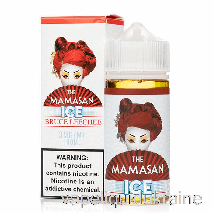 Vape Liquid Ukraine ICE Bruce Leechee - The Mamasan E-Liquid - 100mL 0mg